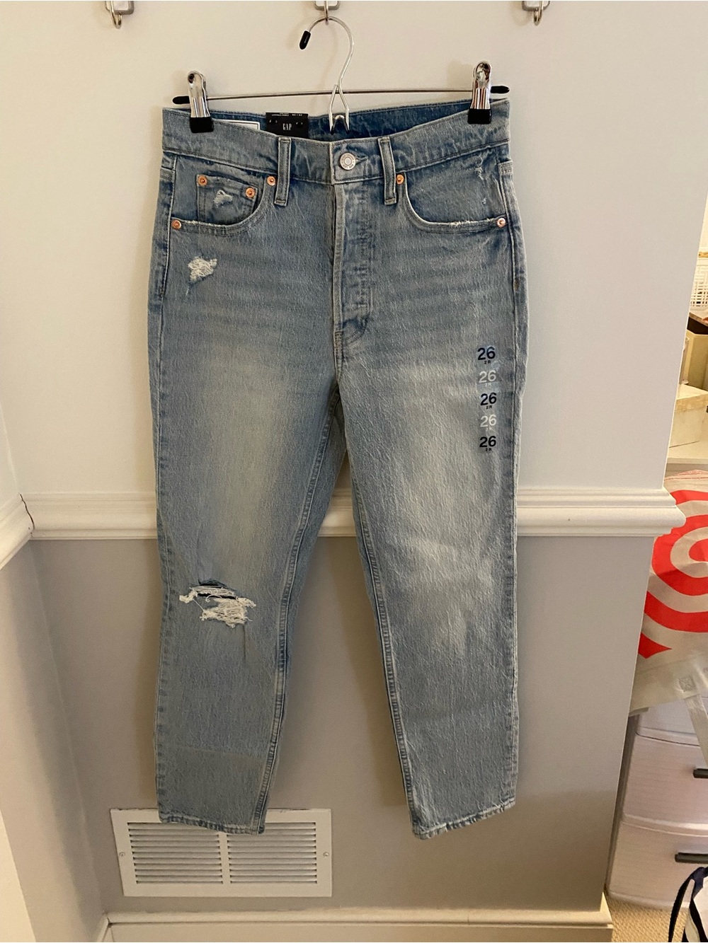 GAP Cheeky Straight High Rise Jeans